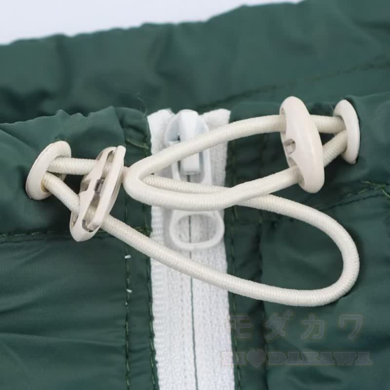 Casual Color Block Zip Up Jacket Drawstring Wide Leg Pants Two Pieces Set - image 7