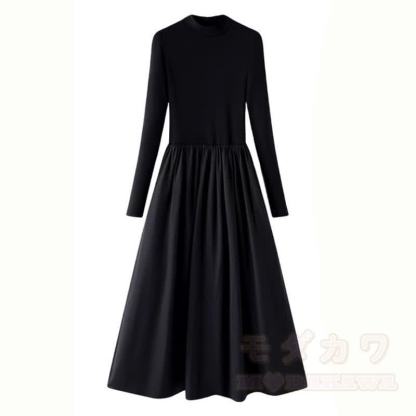 Elegent Bow Knit Crop Cardigan Long Sleeve Swing Dress Two Pieces Set - Dress - 3XL - image 7