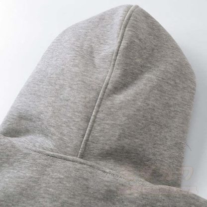 Vintage Street Style Faux Fur Trim Hooded Zip Up Sweatshirt  - image 5