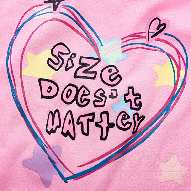 Y2K Heart Star Print Pink Racerback Cropped Tank Top - image 6
