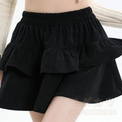 College Style Sailor Collar Sweatshirt Ruffled Tiered Skirt Two Pieces Set - image 10