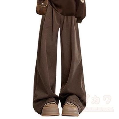 Vintage Letter Print Sweatshirt Wide Leg Trousers Two Pieces Set - Pants - XL - image 3