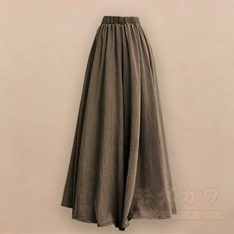 Vintage Knit Vest Long Sleeve Blouse High Waist Long Skirt Three Pieces Set - Pants(Without Belt) - XL - image 5