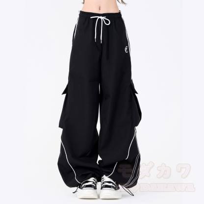 American Style Crewneck Sweatshirt and Cargo Pants Two Pieces Set - Pants - XL - image 4