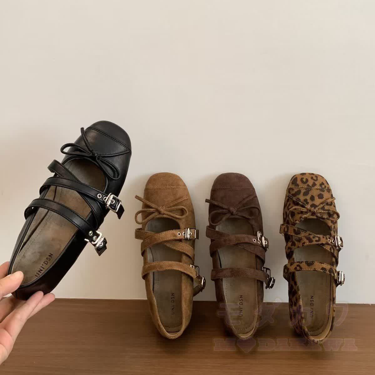 Vintage Square Toe Mary Jane Casual Shoes - image 2