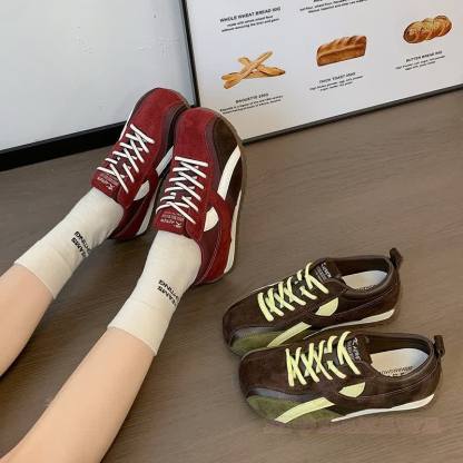 Vintage Trainer Sneakers Casual Sports Shoes - image 3