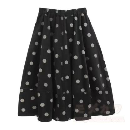 Sweet Polka Dot Bubble Hem Skirt - image 6