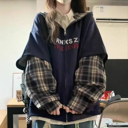 Casual Hooded Sweatshirt with Long Sleeves Top and Pants Three Pieces Set - Sweatshirt - XL - image 2