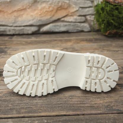 Y2K Preppy Chunky Ankle Boots - image 7