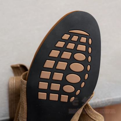 Vintage Bow Lace Up Round Toe Boots - image 9