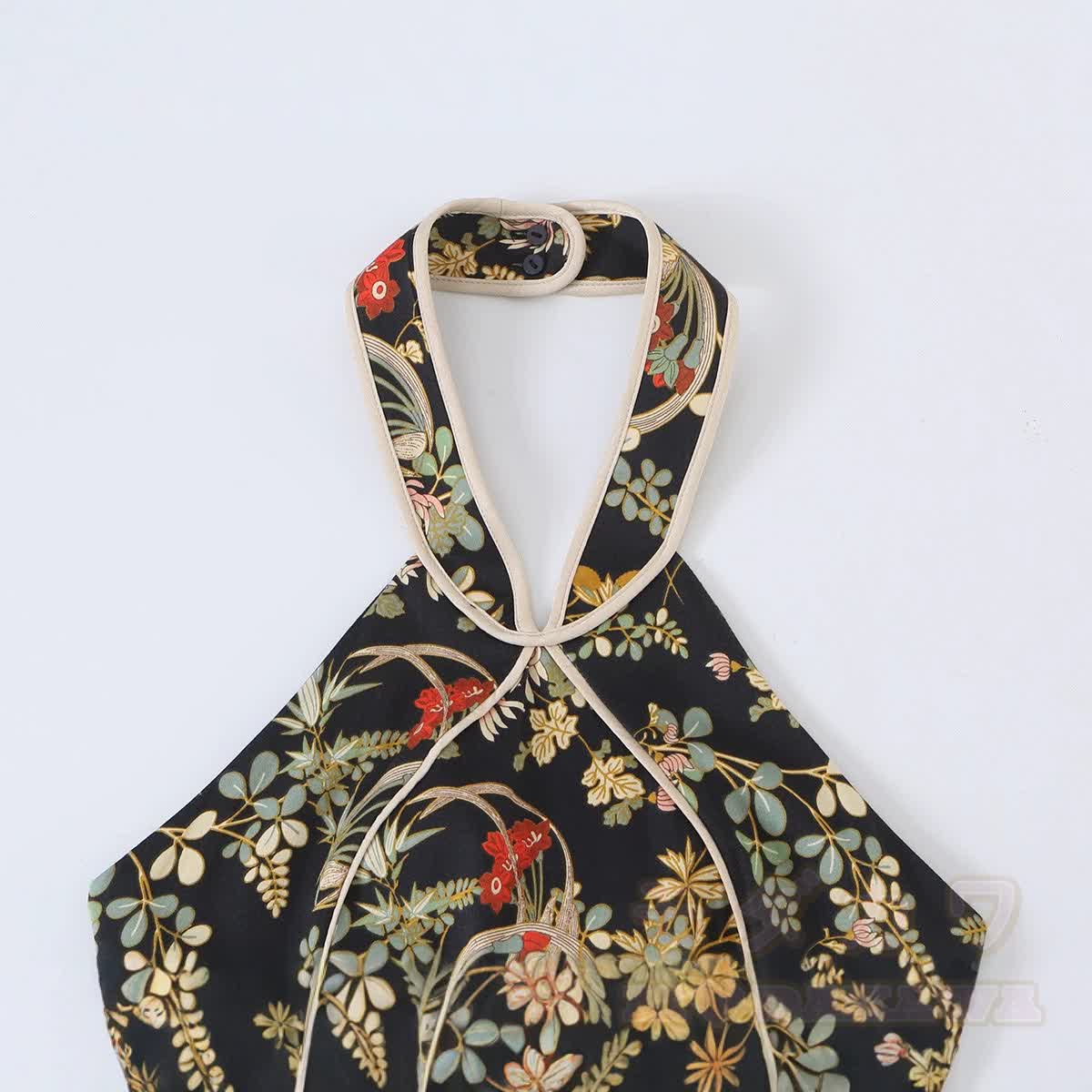 Halter Printed Slim Fit Cami Dress - image 3