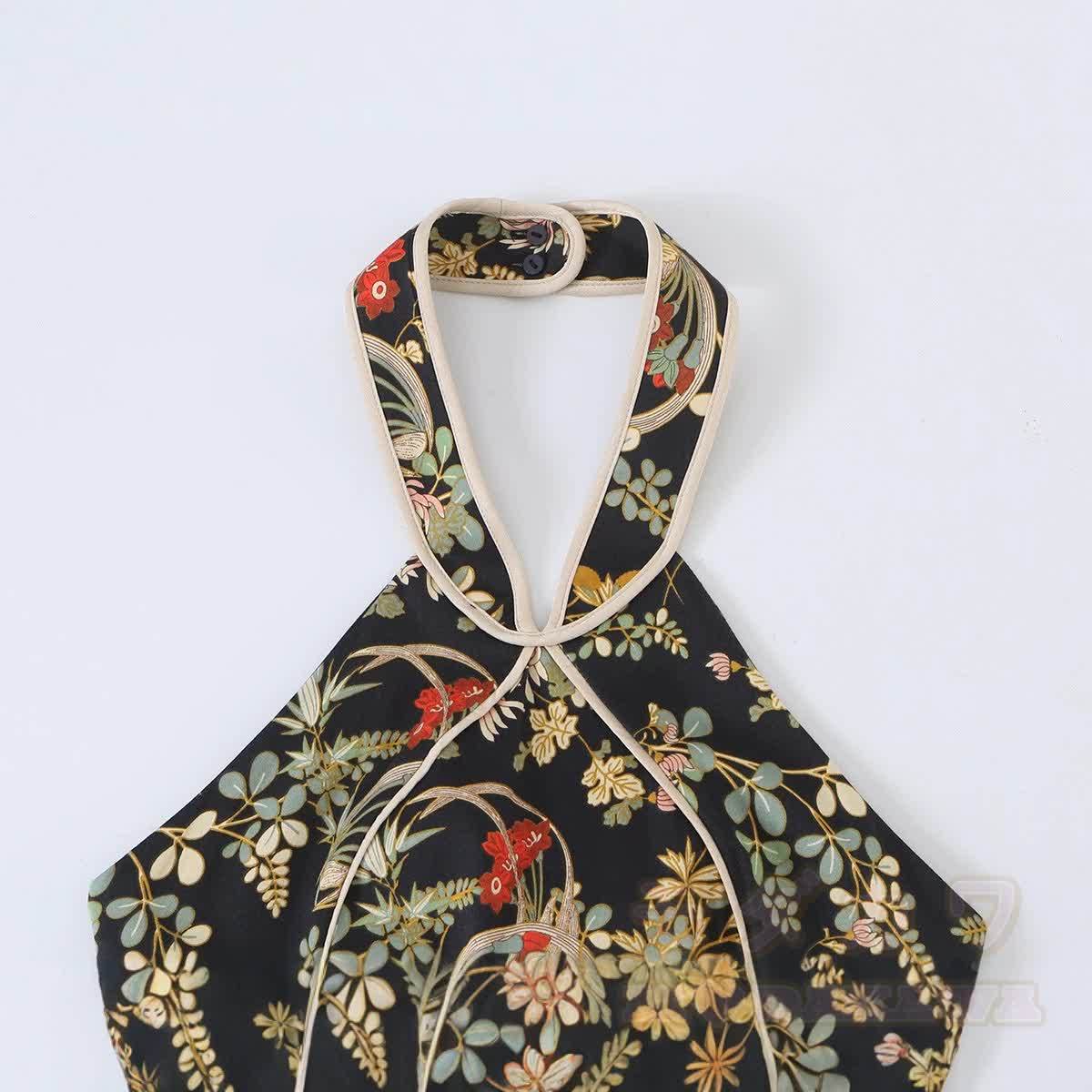 Halter Printed Slim Fit Cami Dress - image 3
