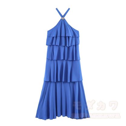 Vacation Style Layered Sleeveless Dress - image 4
