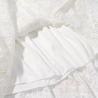 Elegant Lace Trim Halter Party Dress - image 10
