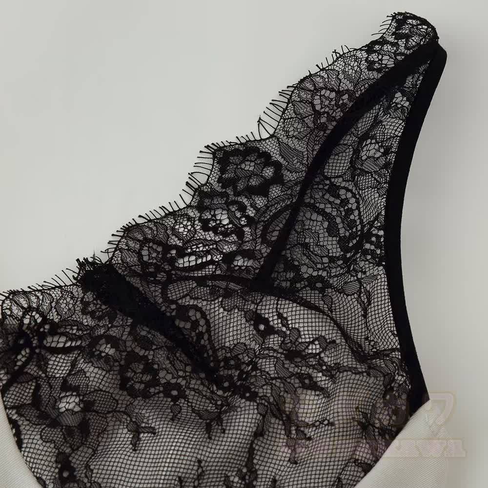 Backless Lace Patchwork Cami Dress - image 5