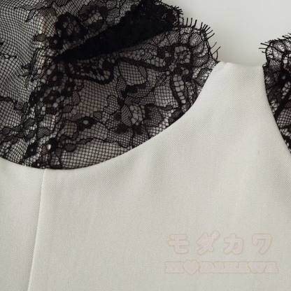 Backless Lace Patchwork Cami Dress - image 4