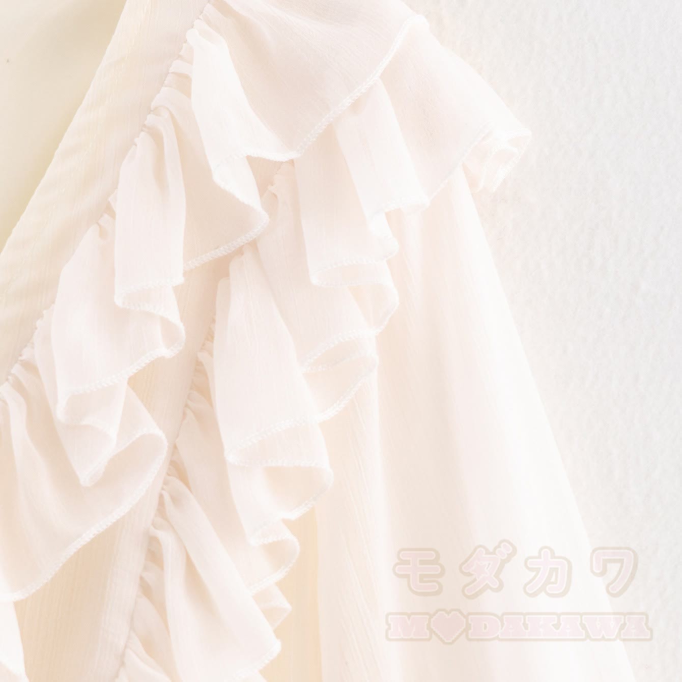 Dreamy Chiffon Ruffle Layered Long Sleeves Dress - image 5