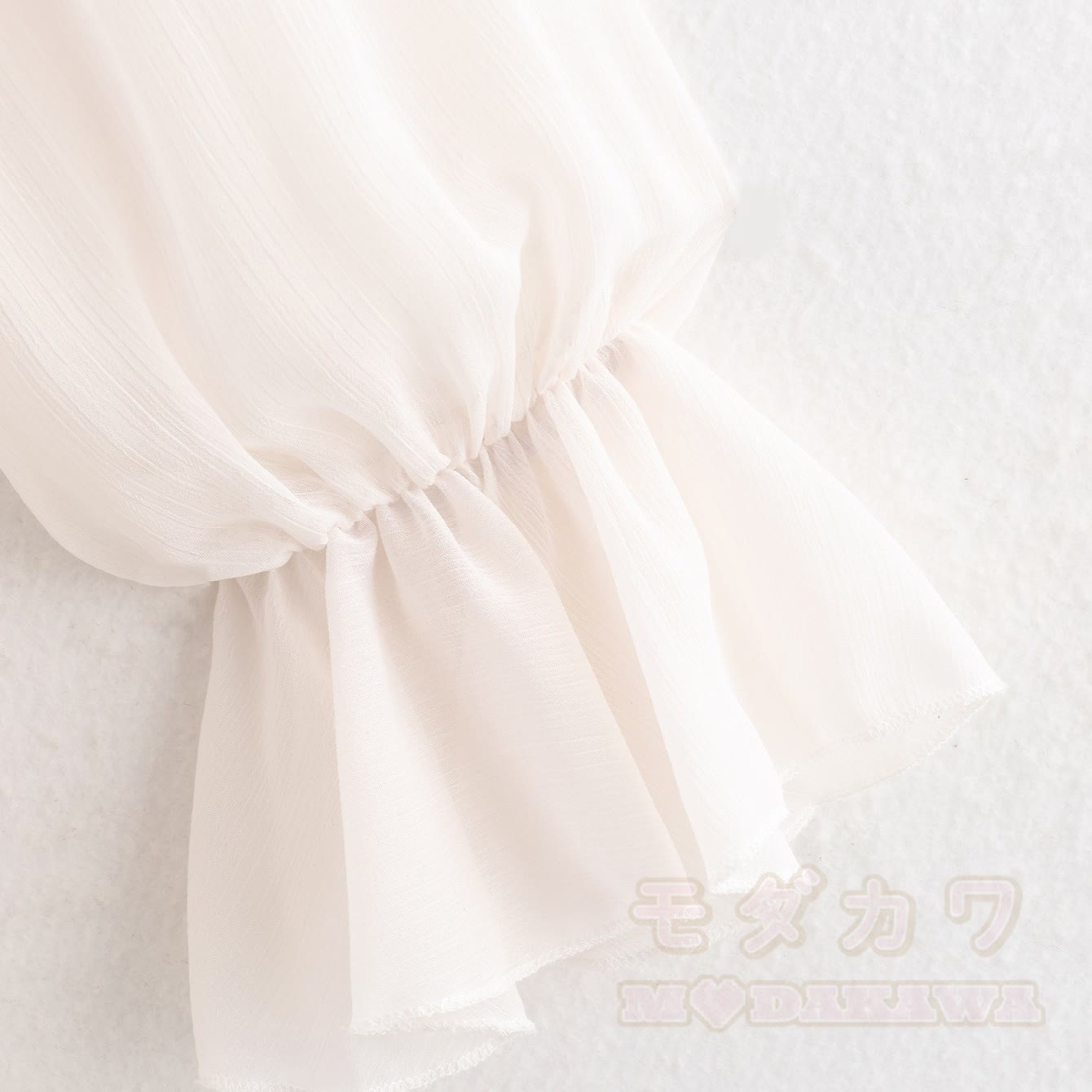 Dreamy Chiffon Ruffle Layered Long Sleeves Dress - image 7