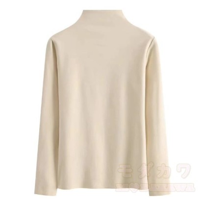 Maillard Hooded Knit Sweater and Shirt and Jeans Three Pieces Set - Shirt - XL - image 3