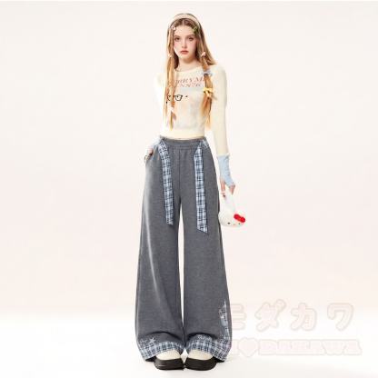 Dark Gray Casual Loose-Fit Sweatpants - image 2