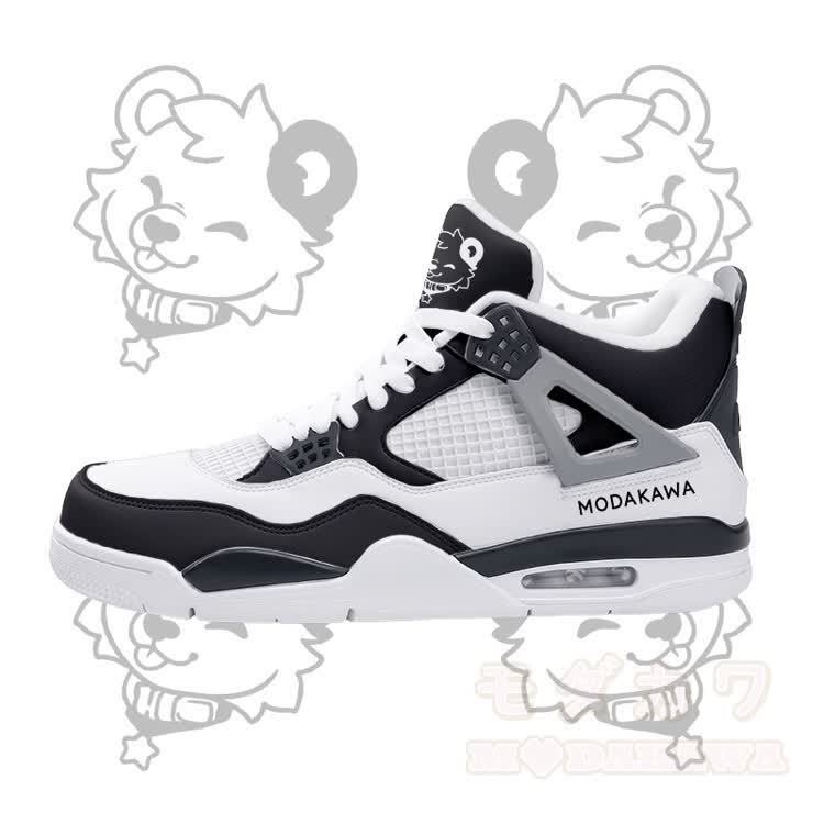 Tongue Out Bear Graphic Modakawa Lace Up Sports Air Cushion Shoes - image 5