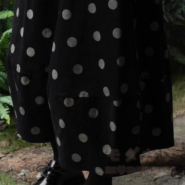 Sweet Polka Dot Bubble Hem Skirt - image 5