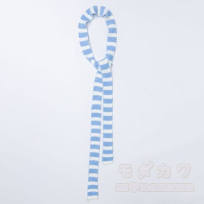 High Quality Puppy Star Print Striped Off Shoulder Strap Long Sleeve Sweater - image 7
