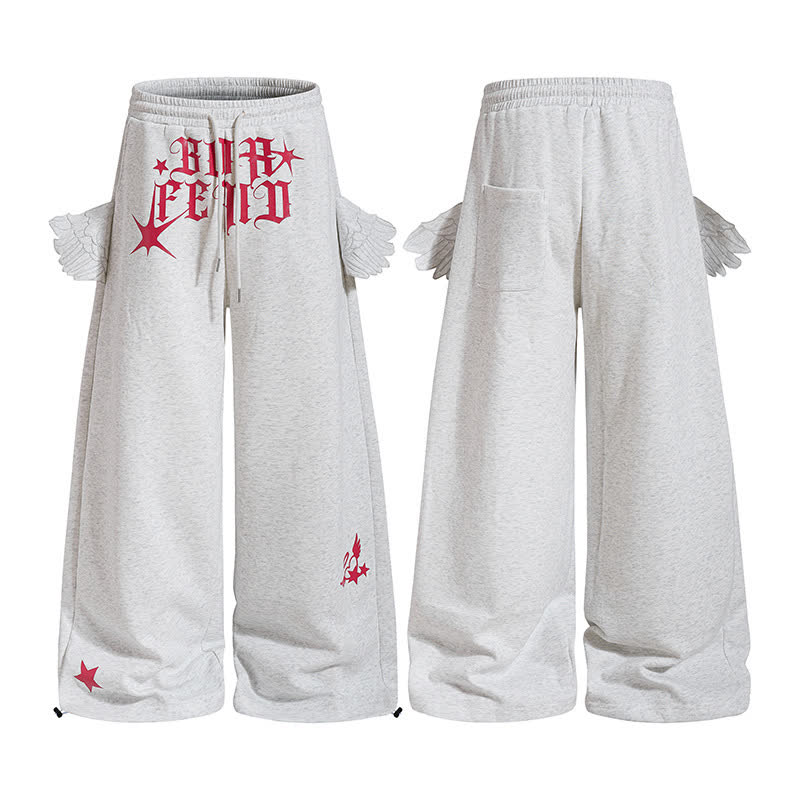  High Quality Durable Press Bow Horse Embroidery Top Wing Decor Pants  Two Pieces Set - image 9