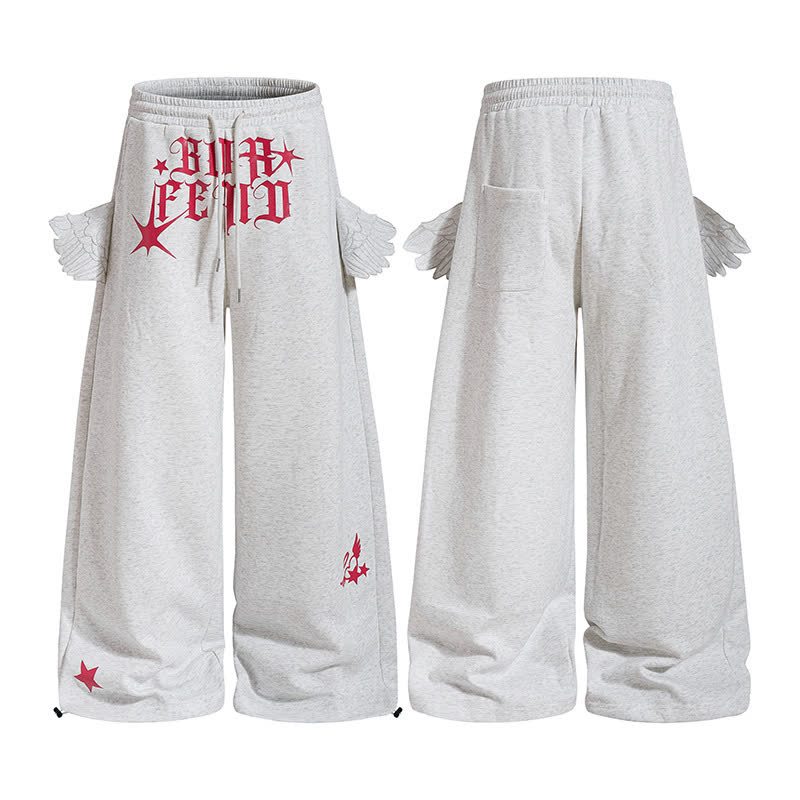  High Quality Durable Press Bow Horse Embroidery Top Wing Decor Pants  Two Pieces Set - image 9