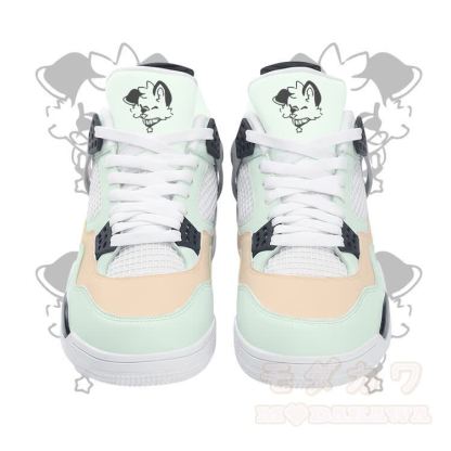 MODAKAWA X popipeko Puppy Graphic Lace Up Sports Air Cushion Shoes - Green - 48 - image 9