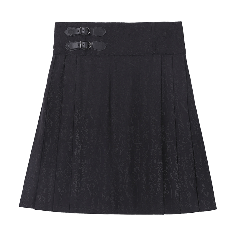 Vintage Buckle Embroidered Top Cami Skirt Panel Matching Outfit - Skirt - One Size - image 7