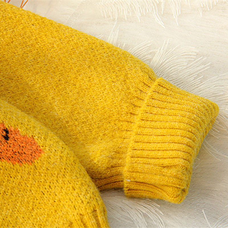 Loose Cartoon Carrot Print Long Sleeve Sweatshirt - image 10
