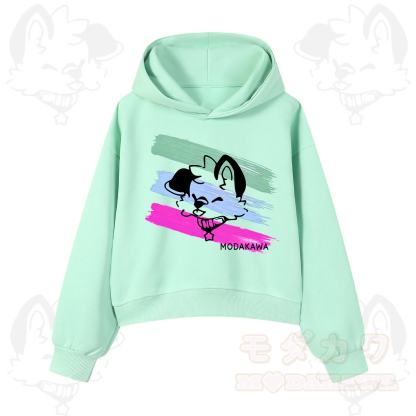 MODAKAWA X popipeko Colorful Cute Puppy Print Hoodie Sweatshirt - Green - 3XL - image 9