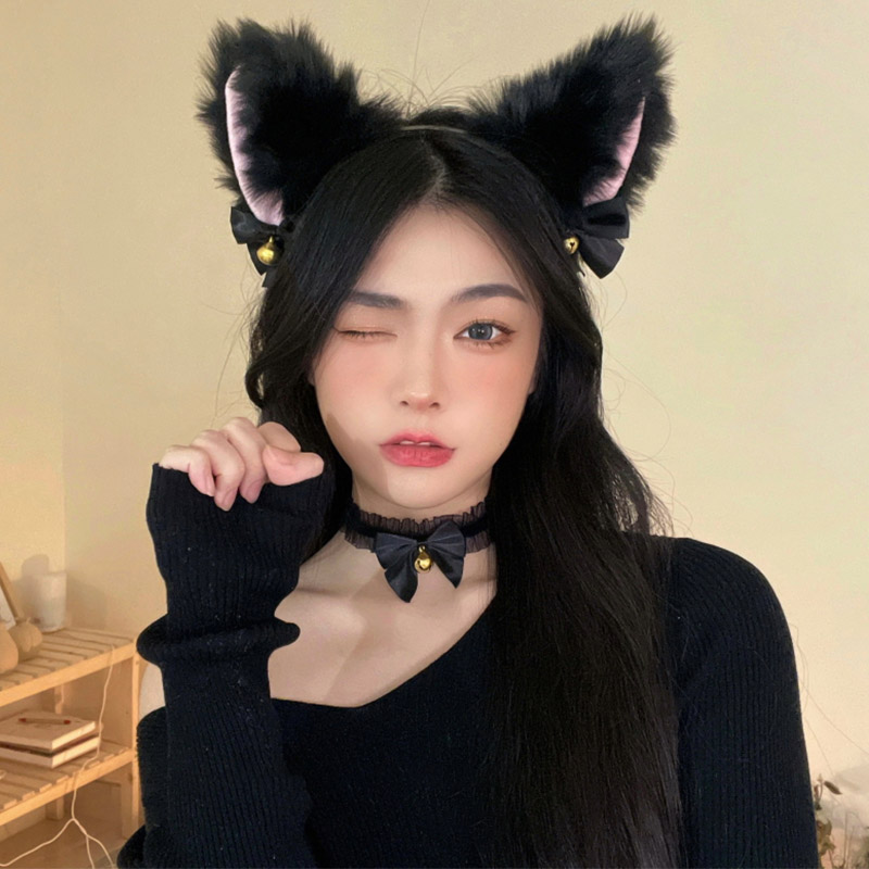 Fox Ears Headband Choker Cosplay Costume Accessory - image 2