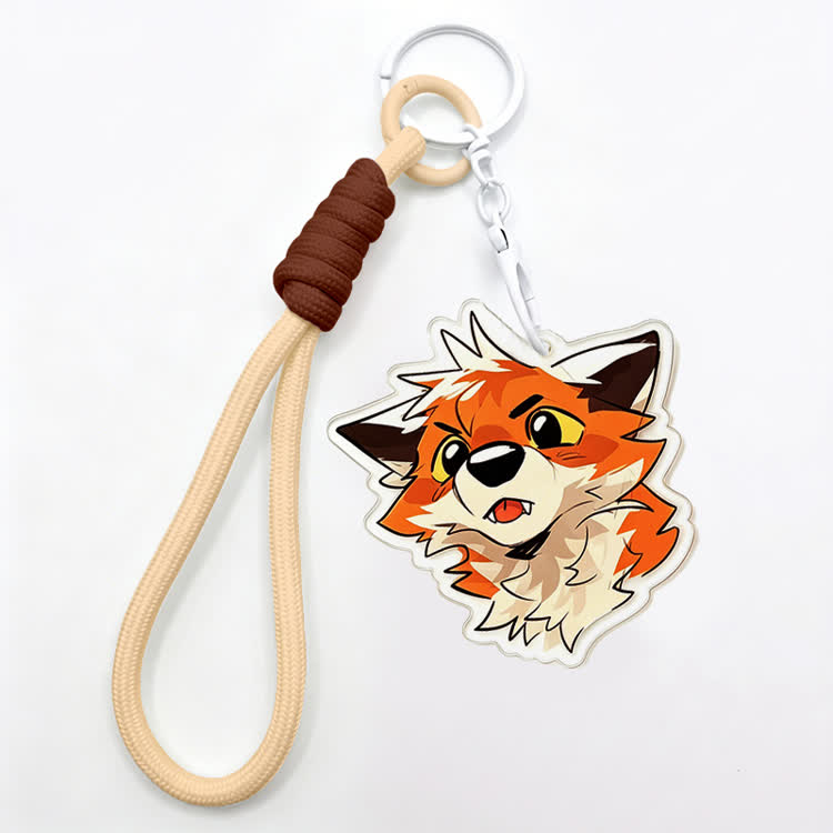 MODAKAWA X atka Fox Keychain Birthday Gift - Apricot - image 5