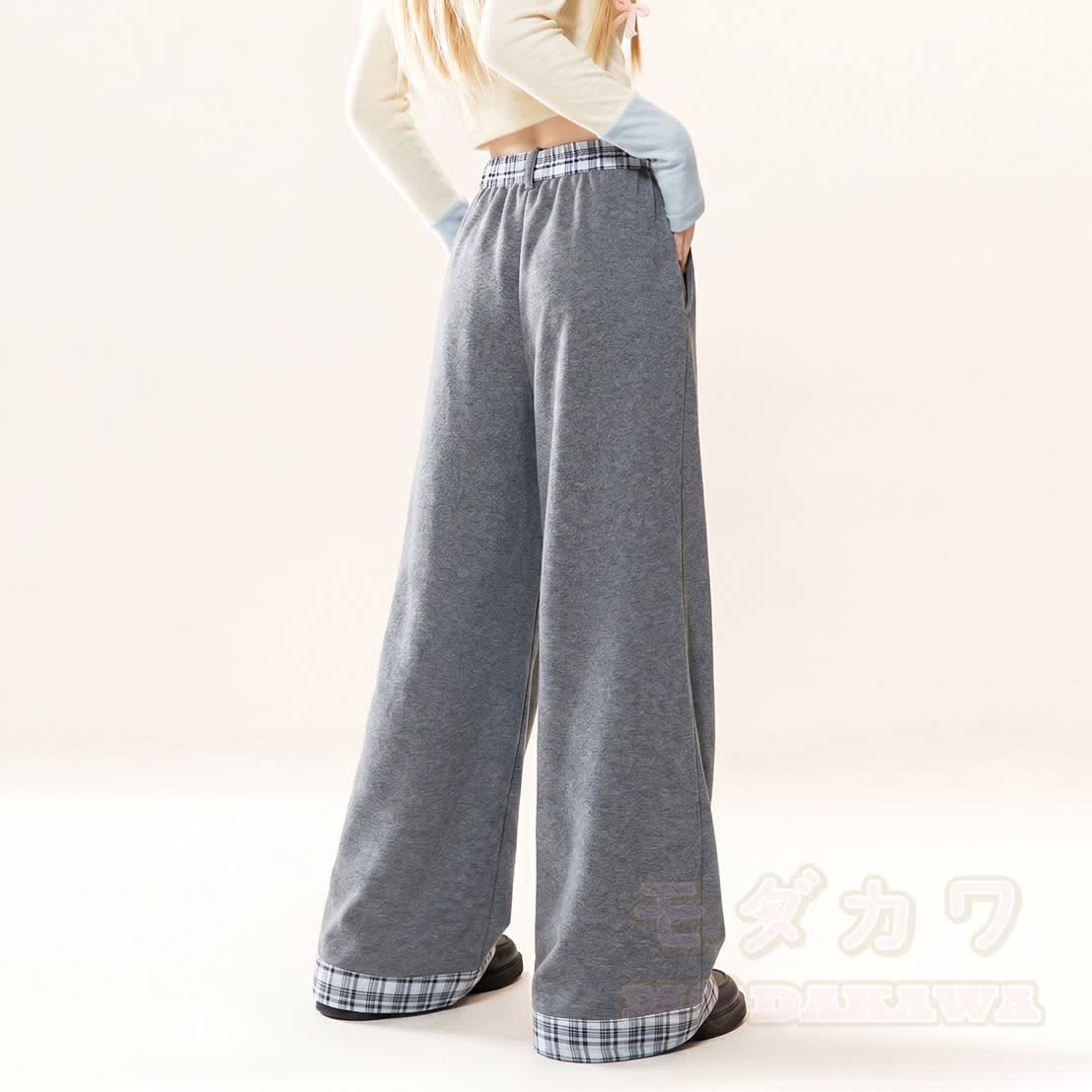 Dark Gray Casual Loose-Fit Sweatpants - image 8