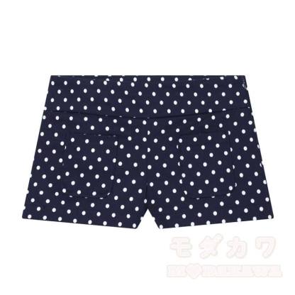 Polka Dot Stand Collar Cropped Jacket And Shorts Two Pieces Set - image 9