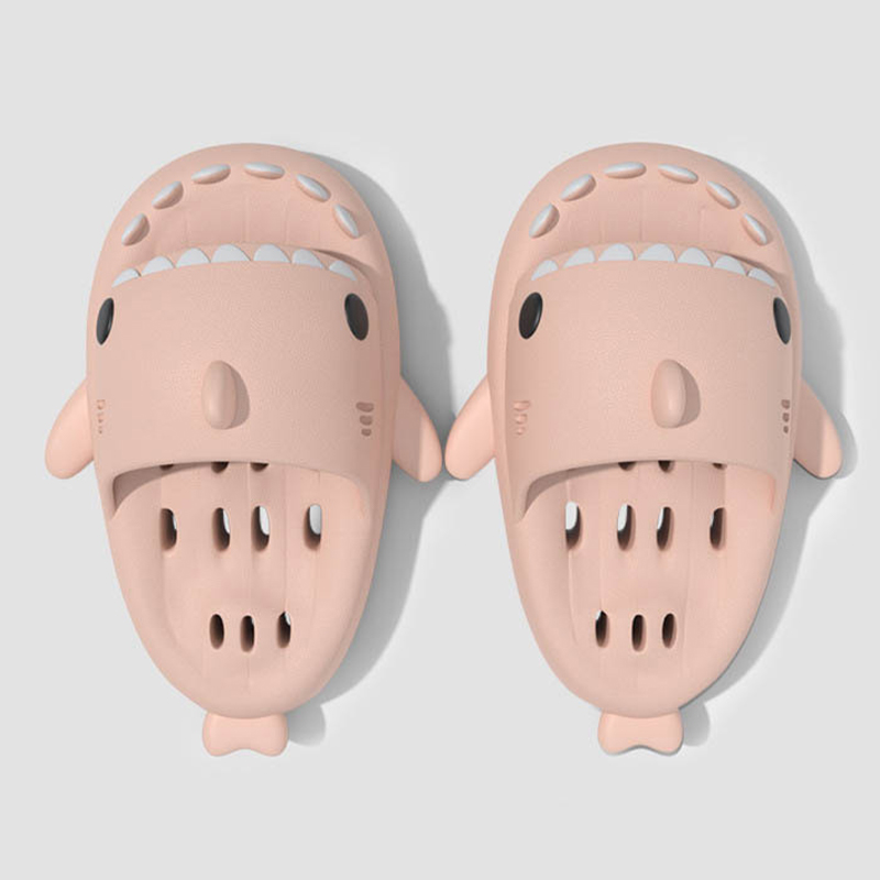 Cartoon Shark Hollow Out Casual Slippers - F - 46/47 - image 7