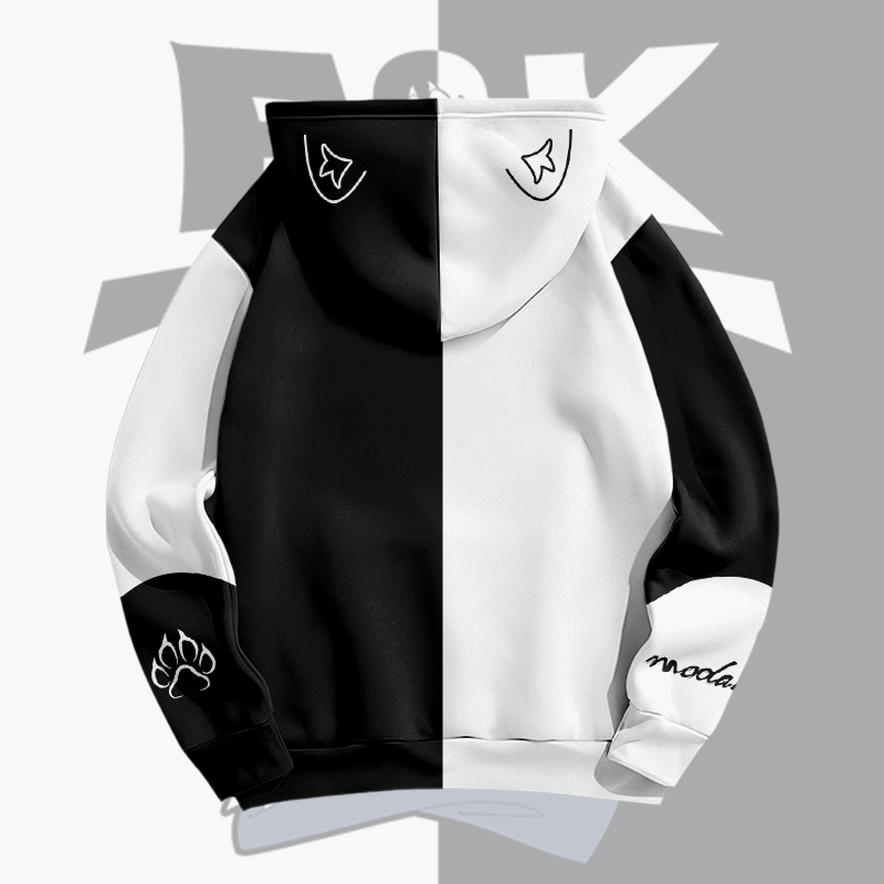 MODAKAWA X pandashk Joyful Fox Graphic Pullover Hoodie - image 5