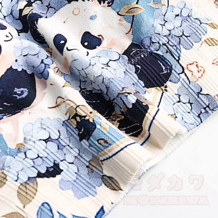 Panda Graphic Cross Back Sports Top Shorts Matching Outfit - image 6