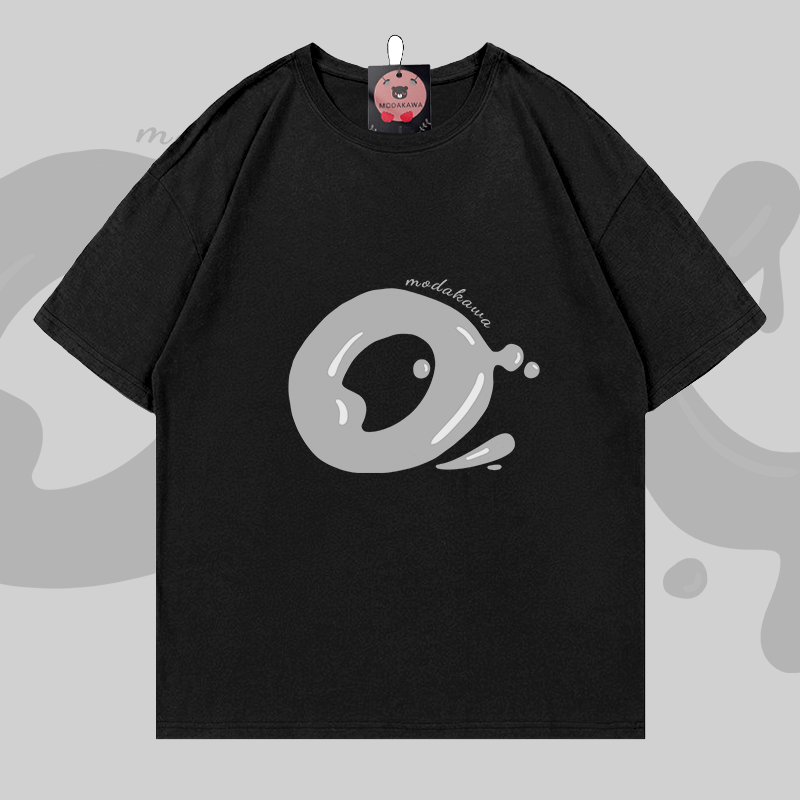 MODAKAWA OK Letter Graphic Couple Top - T-shirt - Black - 5XL - image 4