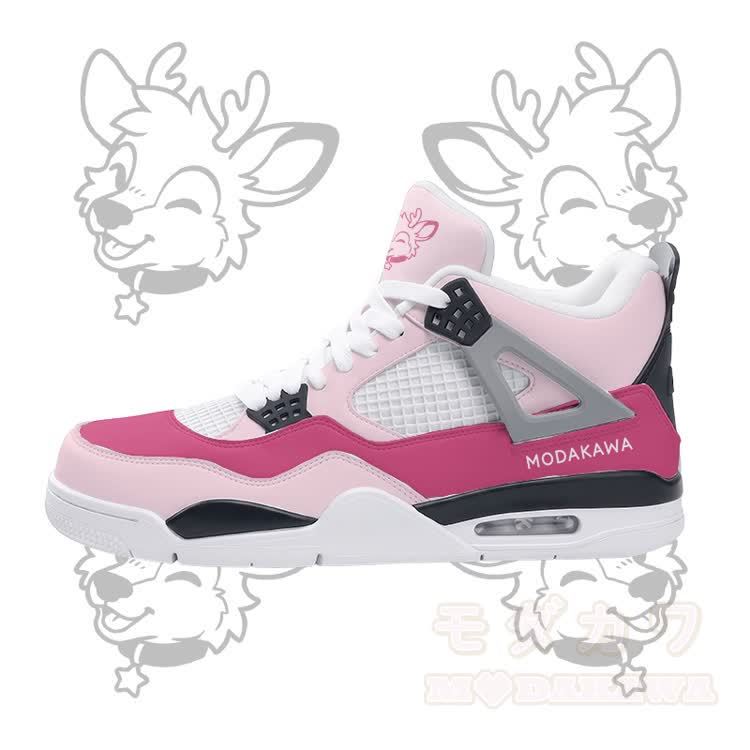Deer Graphic Modakawa Lace Up Sports Air Cushion Shoes - image 4