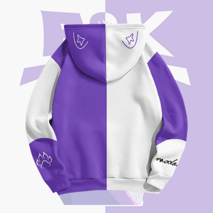 MODAKAWA X pandashk Tongue Out Fox Graphic Pullover Hoodie - image 5