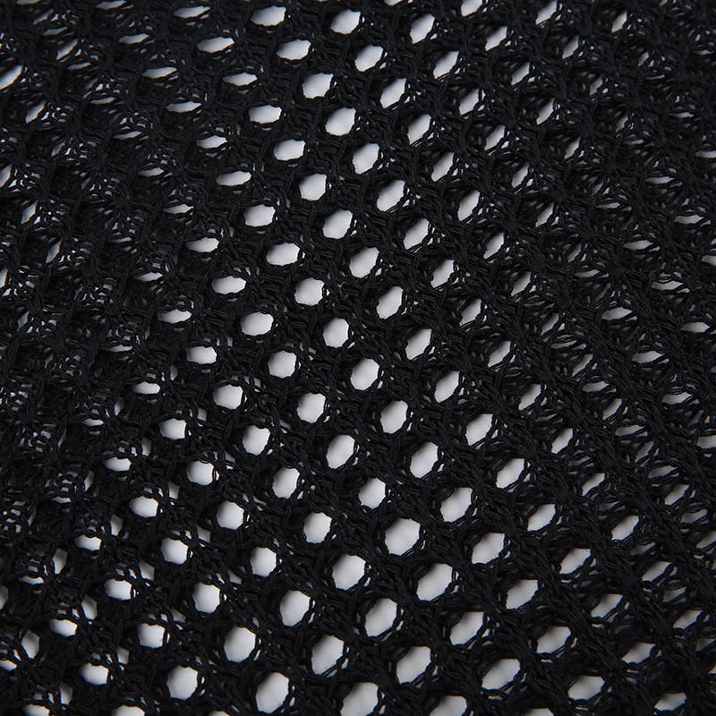 Loose Hollow Out See Through Mesh Crochet Crop Top - image 8