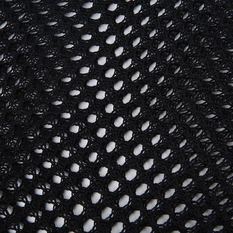 Loose Hollow Out See Through Mesh Crochet Crop Top - image 8