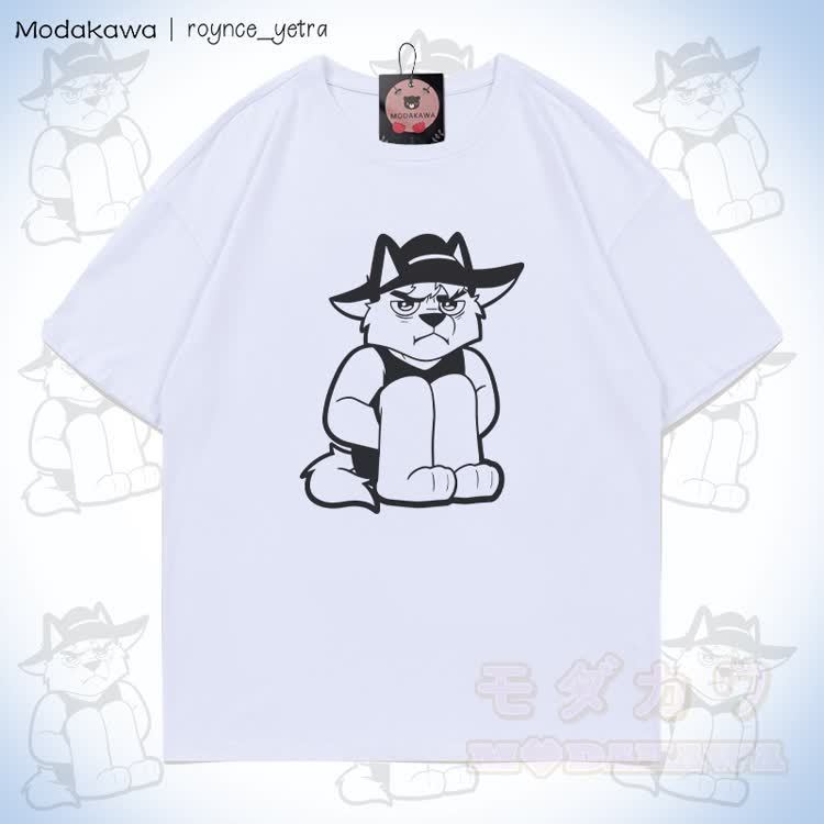 MODAKAWA X roynce_yetra Grumpy Cat Graphic 100% Cotton T-shirt - White - 5XL - image 3