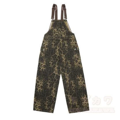 Cool Smoking Cat Print Hoodie Leopard Overalls Two Pieces Set - image 11