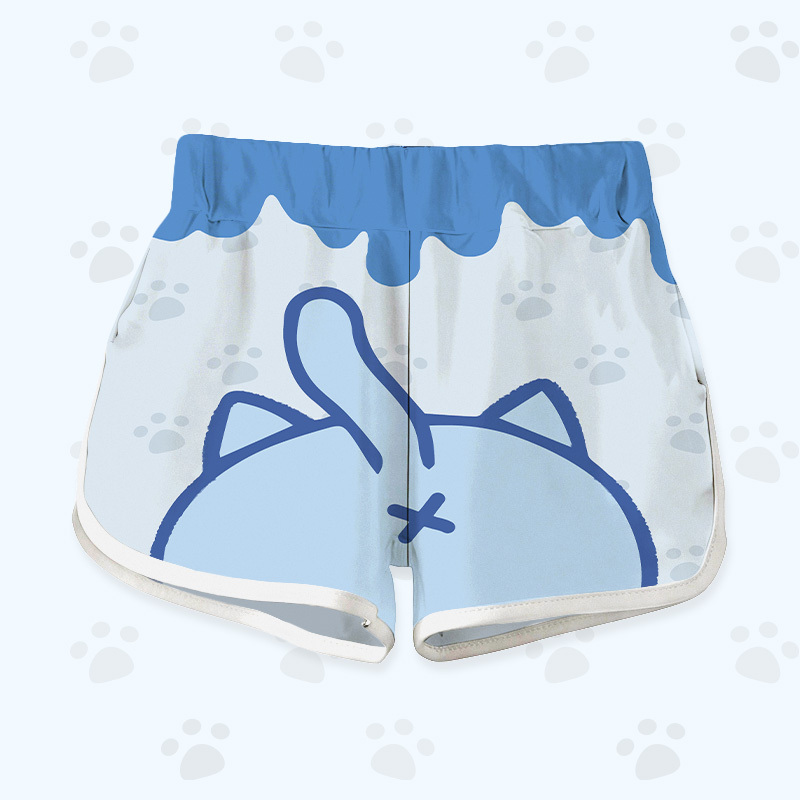 Cat Graphic Modakawa Shorts - image 6