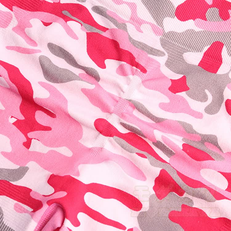 Pink Camo Graphic Cross Back Sports Top Shorts Matching Outfit - image 8
