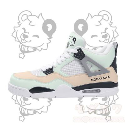Tongue Out Bear Graphic Modakawa Lace Up Sports Air Cushion Shoes - image 4